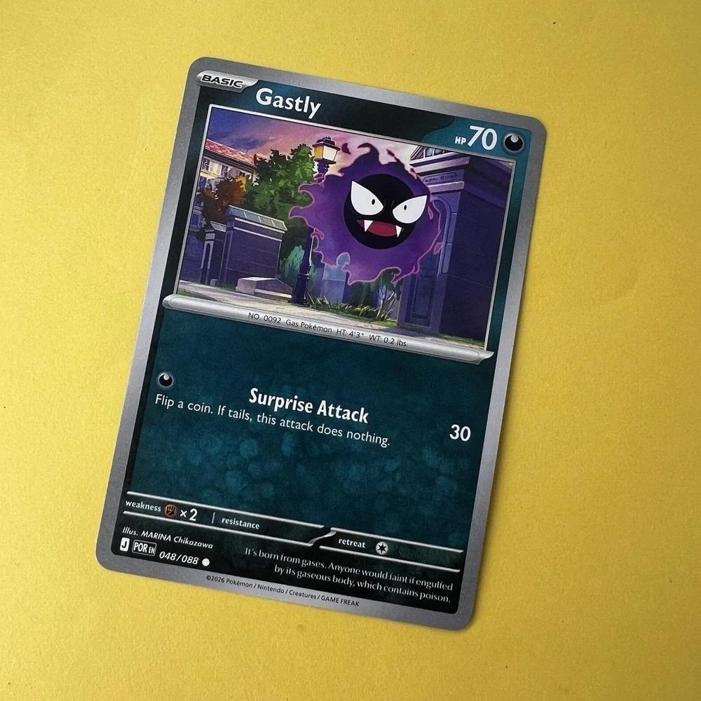 Gastly Perfect Order 048/088 Common Reverse Holo Pokemon Near‎ Mint